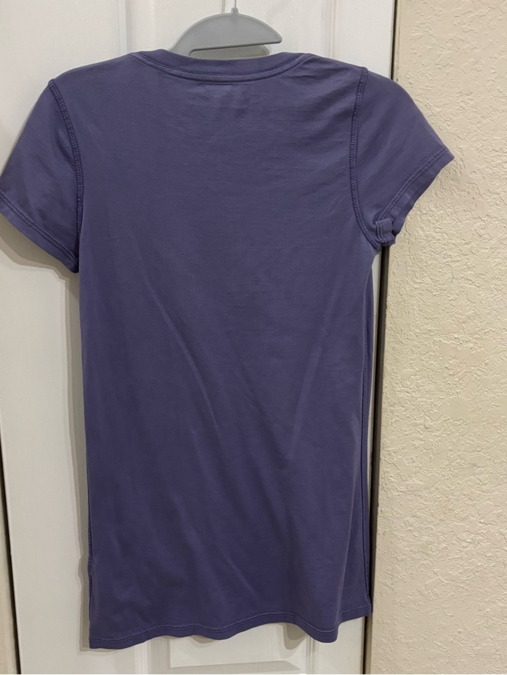 Adriano Goldschmied Purple Crewneck Short Sleeve Tee - Picture 2 of 5